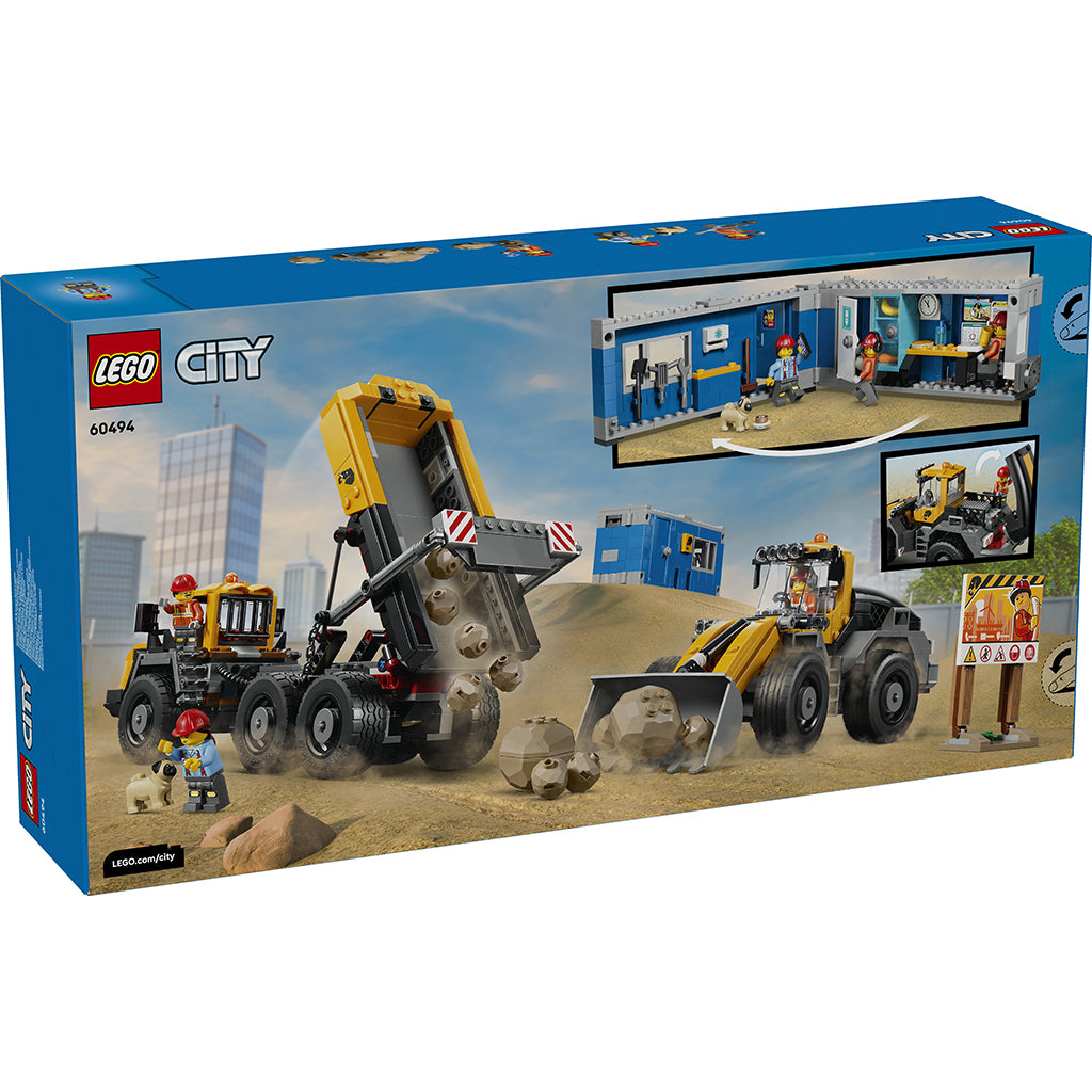 LEGO® City Frontlæsser og lastbil med tippelad