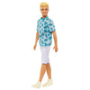 Barbie Kenn dukke, Fashionistas - Blå t-shirt med palmer