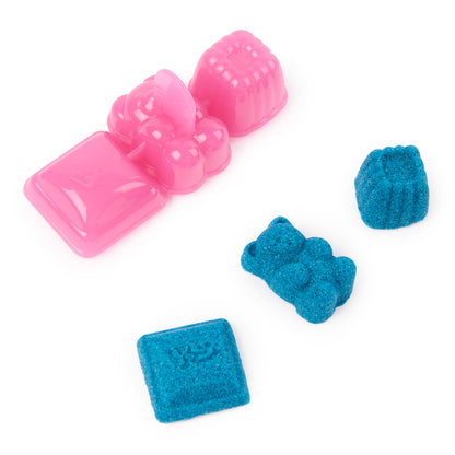 Kinetic Sand, Candy bag, 85 g og 1 form - 4 ass. farver