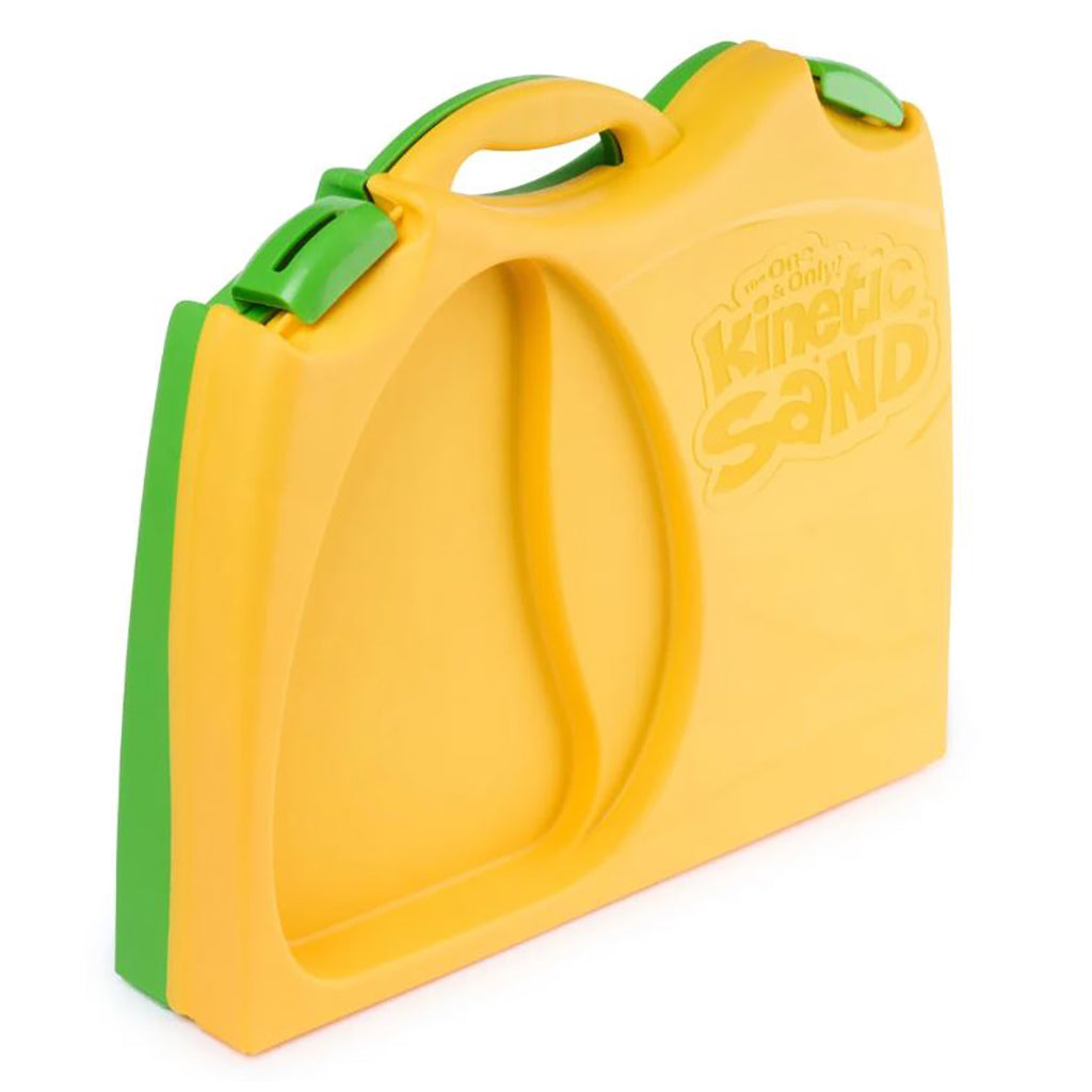Kinetic Sand Construction zone kuffert med arbejdsbiler