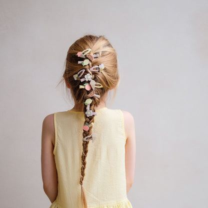 Mimi &amp; Lula 8 hårclips, Mini Citrus Peaches and Cream