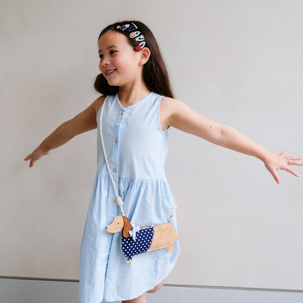 Mimi &amp; Lula taske med rem, Sausage Dog Mon Cheri