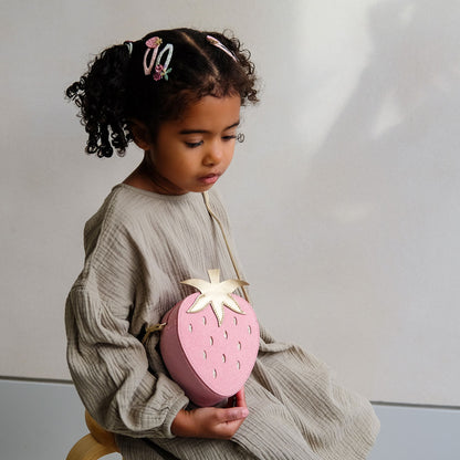 Mimi &amp; Lula skuldertaske, Mini Strawberry Spring on the Farm