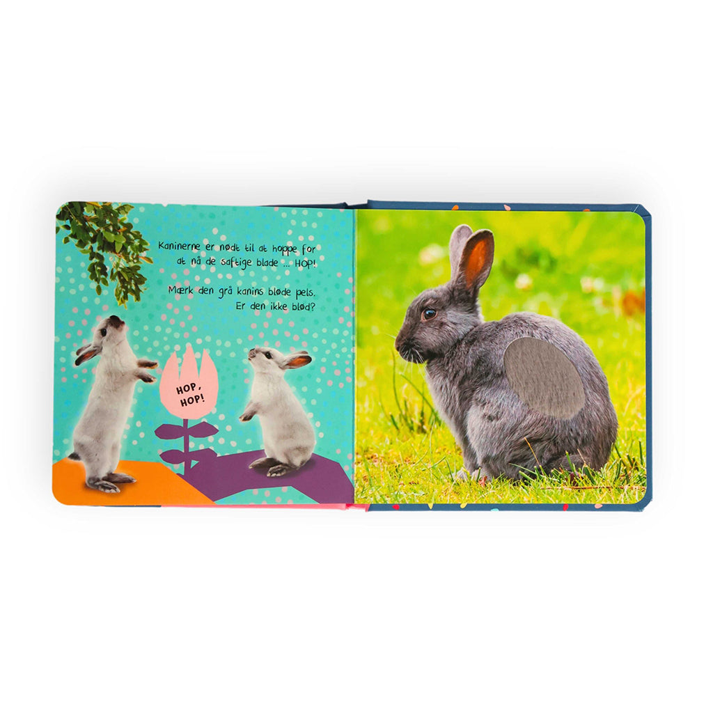 Forlaget Bolden, Pap-pegebog, Rør og føl – Søde dyr