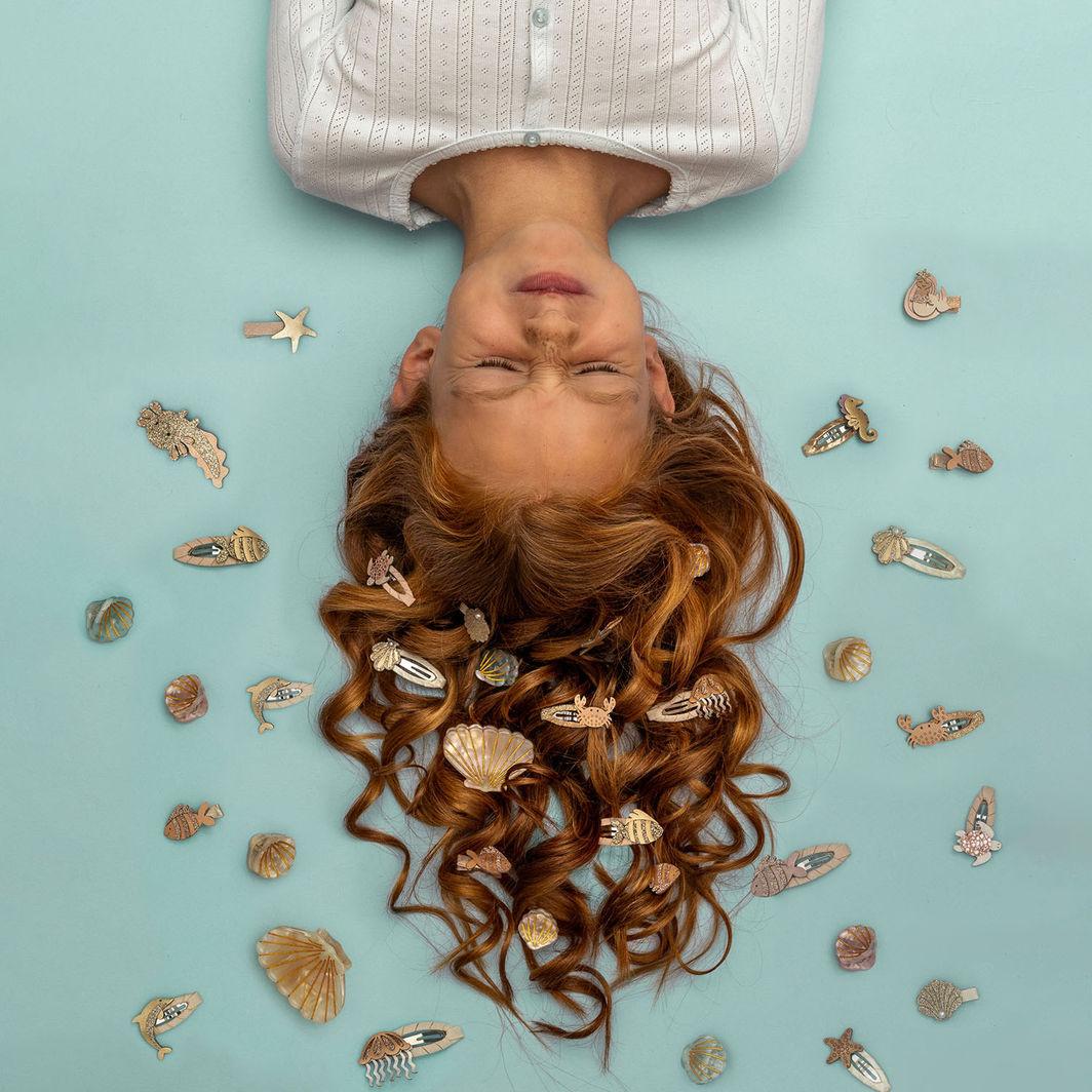 Mimi &amp; Lula 4 hårspænder, Mermaid Ocean Pearl