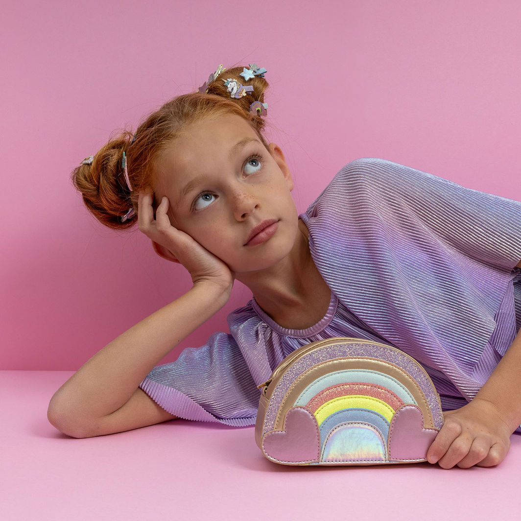 Mimi &amp; Lula skuldertaske, Rainbow My Little Unicorn