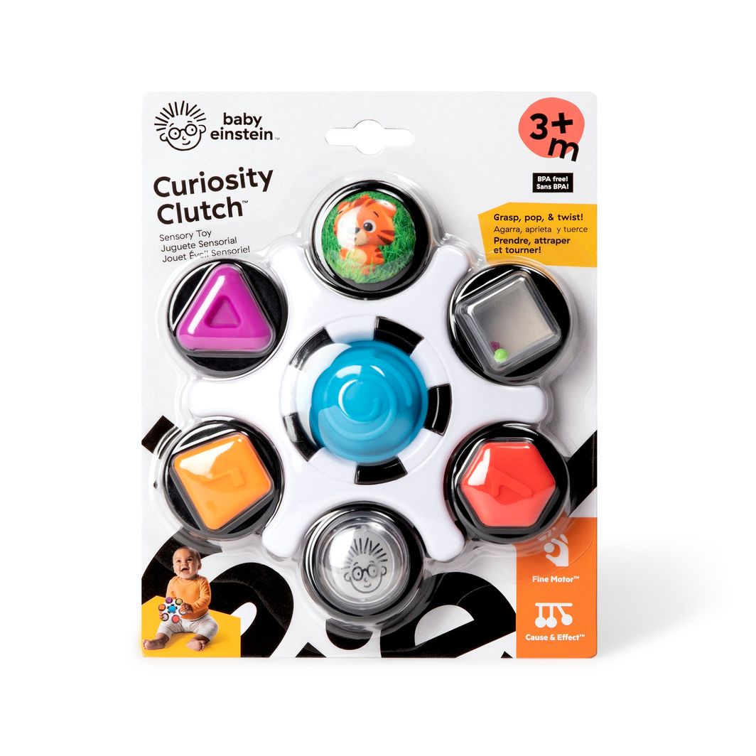 BABY Einstein Curiosity Clutch™ sensorisk legetøj