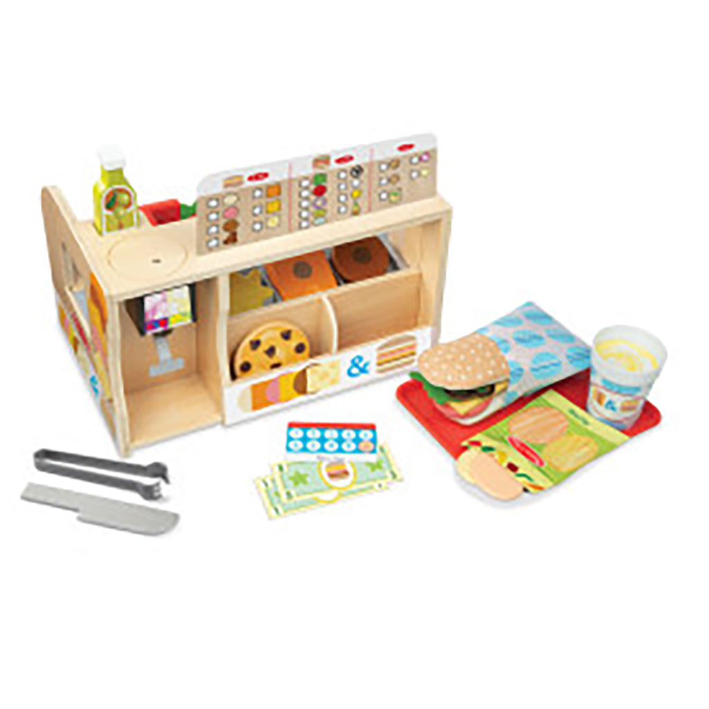 Melissa &amp; Doug Legemad i træ, Sandwichbar - 56 dele