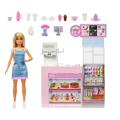 Barbie Career Coffee Shop, Barbie dukke m kaffebar