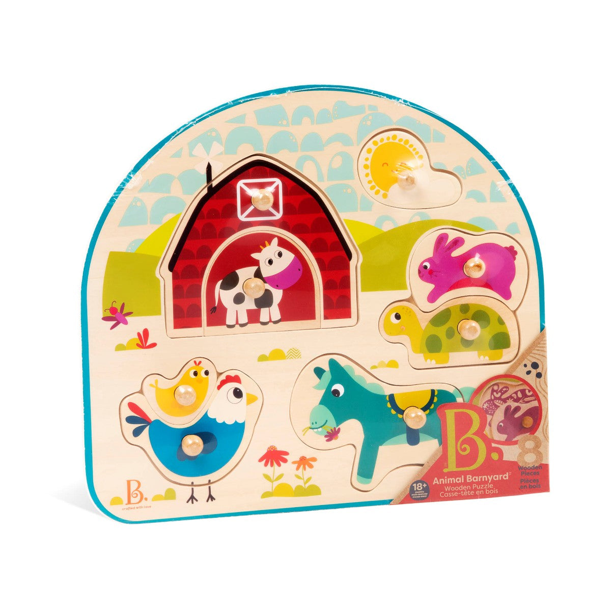 B Toys Puslespil, Bondegård