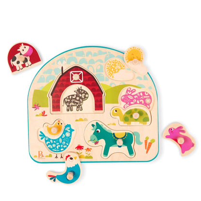 B Toys Puslespil, Bondegård