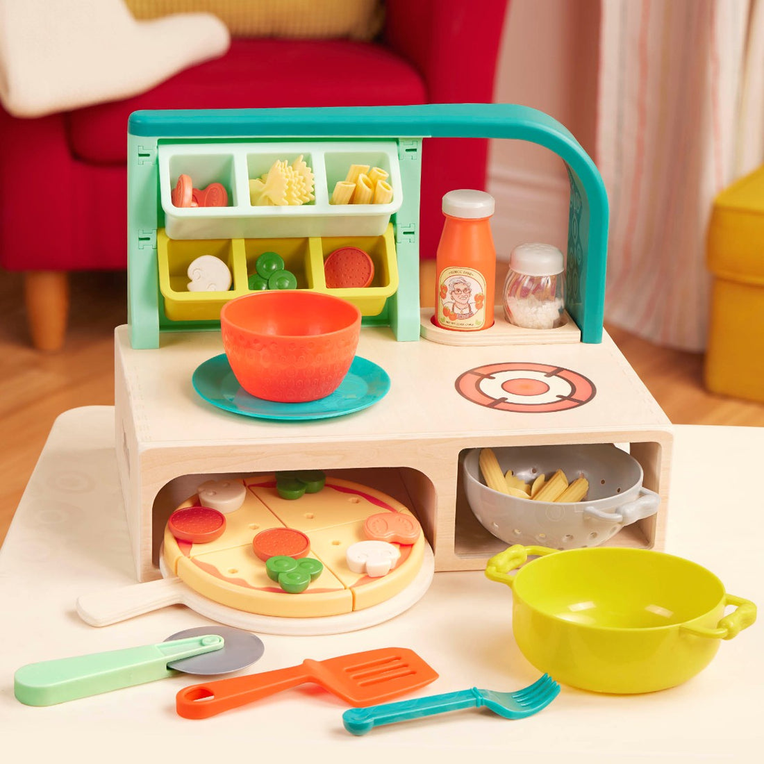 B Toys, Pizza &amp; pasta legesæt 702227