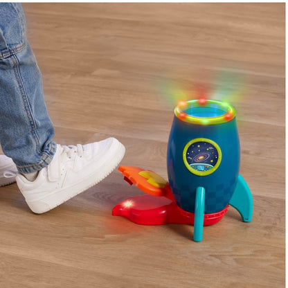 B Toys Raket med affyring, grib skiver m ketcher