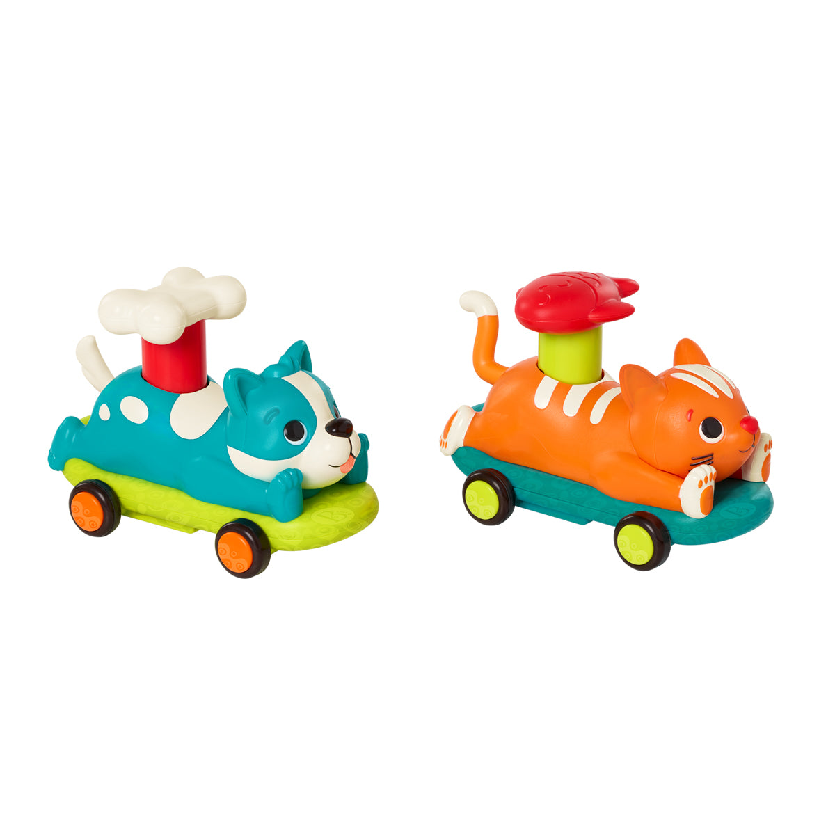B Toys dyrebiler, Push &amp; Go, ass. varianter - pris er for 1 stk