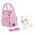 Pucci Pups hund i taske, Pink prikker