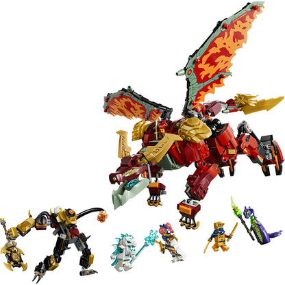 LEGO® NINJAGO® Wyldfyres transformerende drage-mech