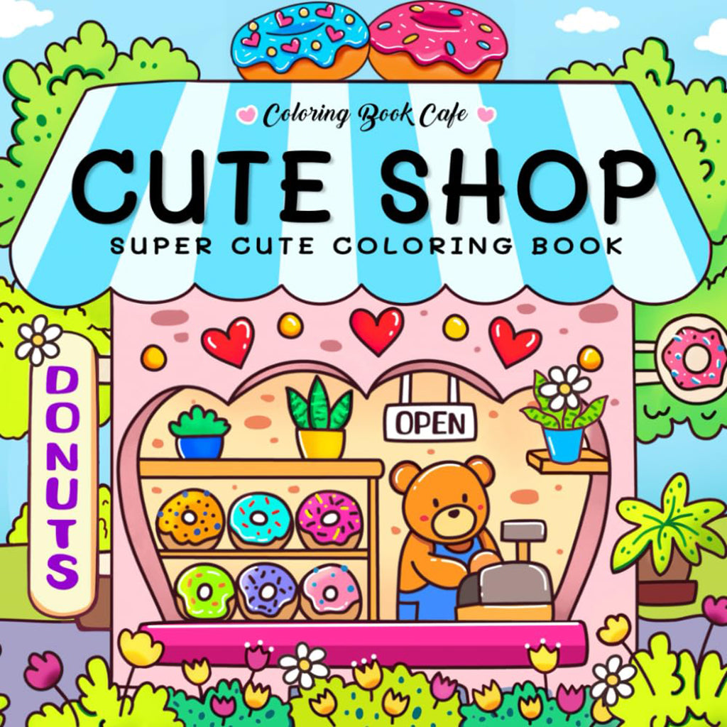 Cute Shop, Cozy coloring - malebog