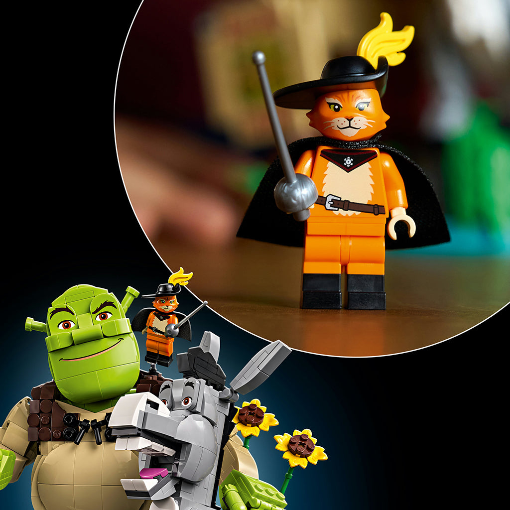 LEGO® Shrek: Shrek, Æsel og Den bestøvlede kat