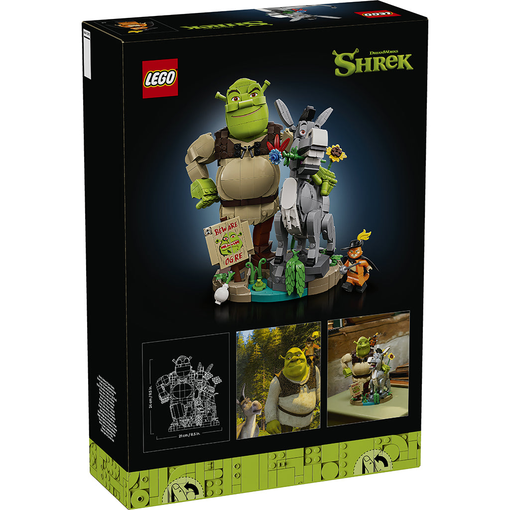 LEGO® Shrek: Shrek, Æsel og Den bestøvlede kat