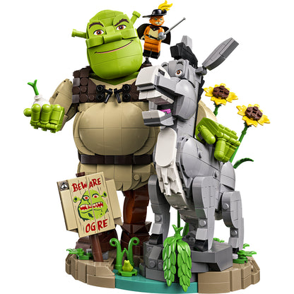 LEGO® Shrek: Shrek, Æsel og Den bestøvlede kat