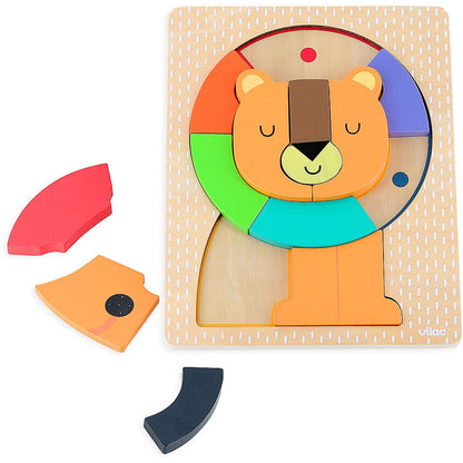 Vilac puslespil i træ, Løve af Andy Westface