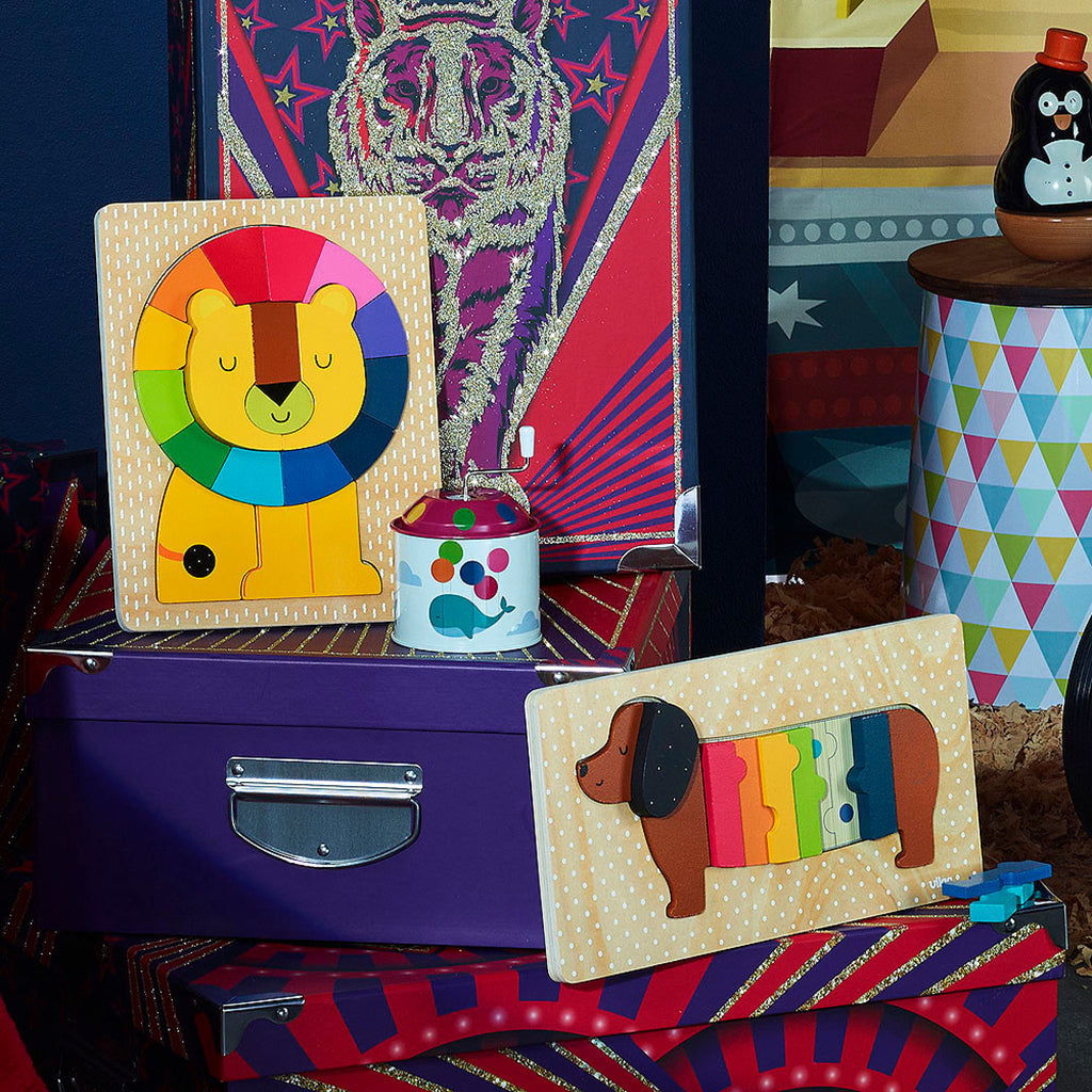 Vilac puslespil i træ, Løve af Andy Westface