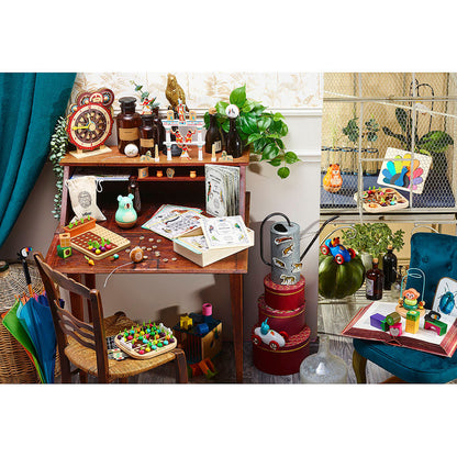 Vilac puslespil i træ, Påfugl af Andy Westface