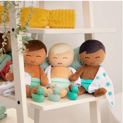 LullaBaby Badedukke, Dreng - Lyst hår