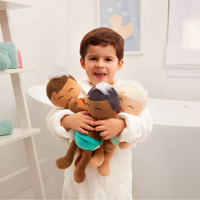 LullaBaby Badedukke, Dreng - Brunt hår