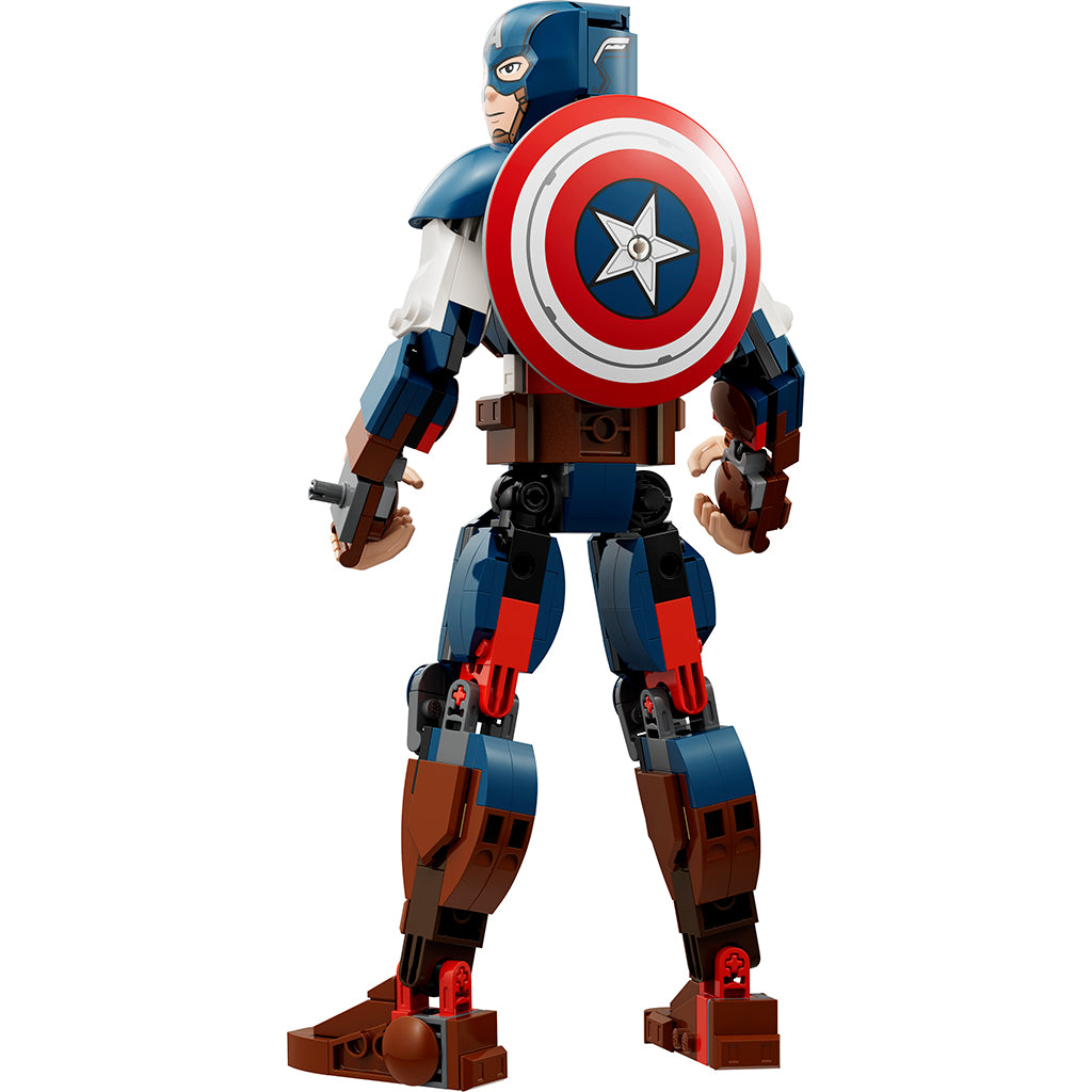 Permanent episode Skalk LEGO® Marvel Super Heroes, Byg selv-figur af Captain America - Lirum Larum  Leg
