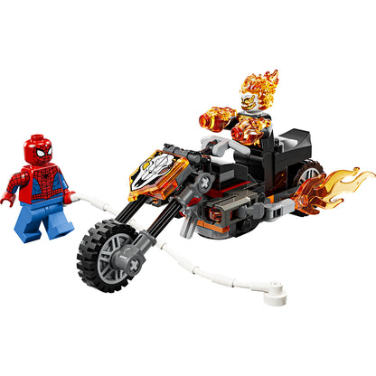 LEGO® Marvel Spider-Man mod Ghost Rider på motorcykel