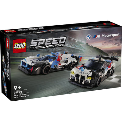 LEGO® Speed Champions, BMW M4 GT3 og BMW M Hybrid V8-racerbiler