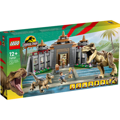 LEGO® Jurassic World, Besøgscenter: T. rex- og raptor-angreb