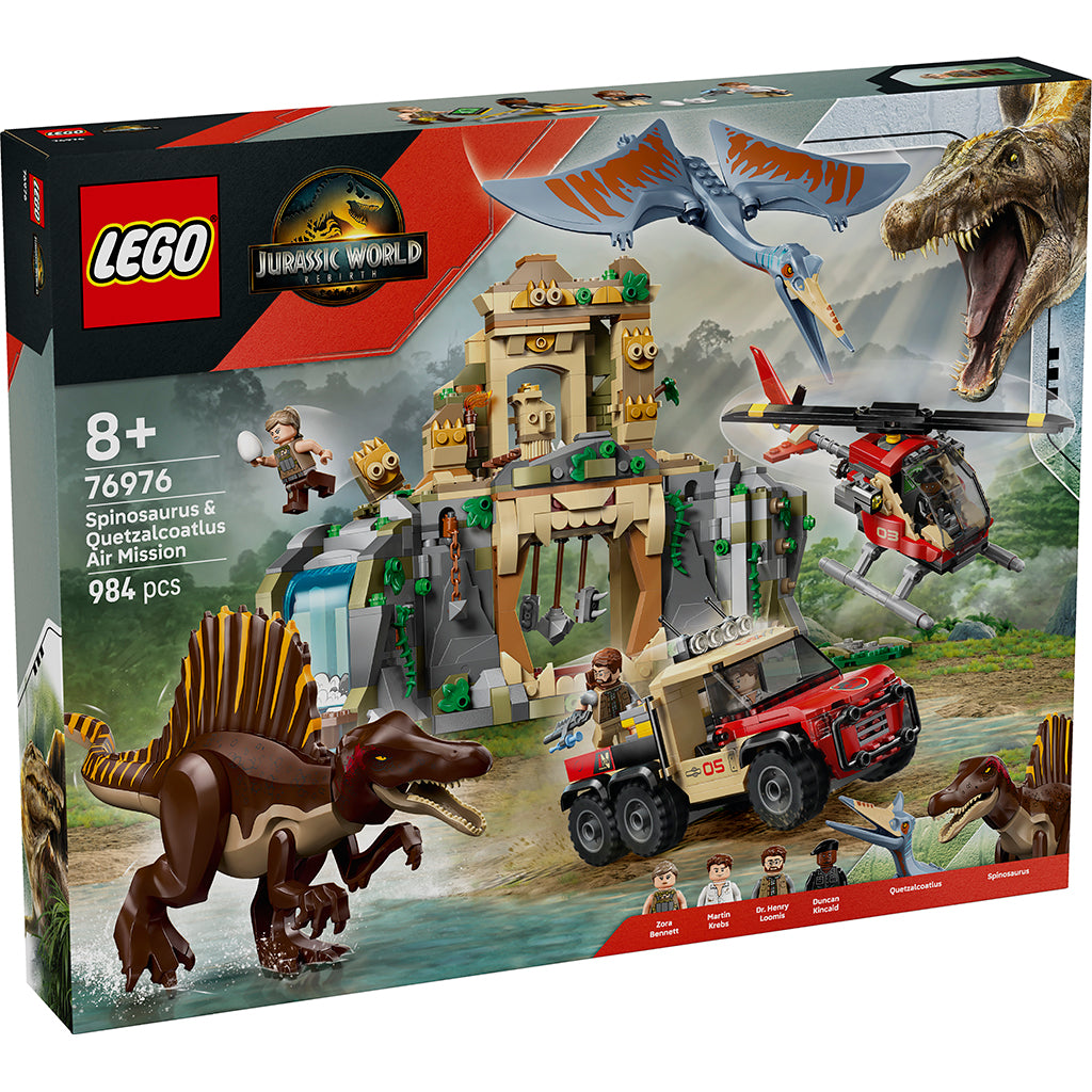 LEGO® Jurassic World™, Luftmission: Spinosaurus og quetzalcoatlus