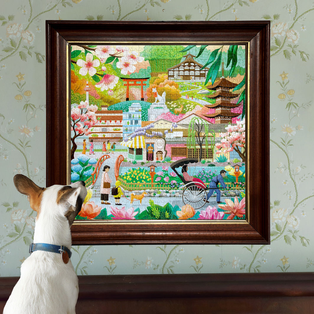 eeBoo Puslespil 1000 brikker, Seasons in Kyoto