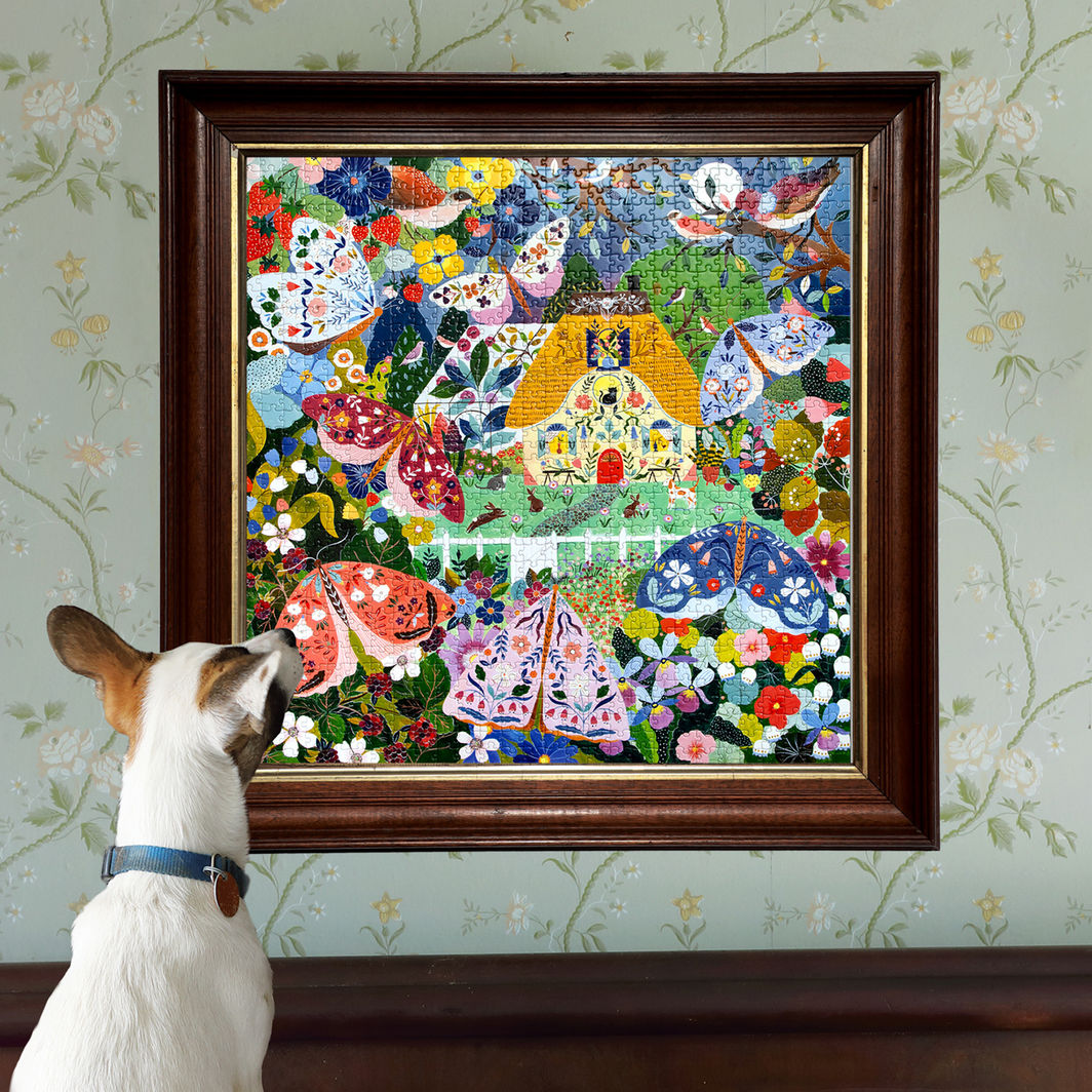 eeBoo Puslespil 1000 brk, Cottage at Dusk