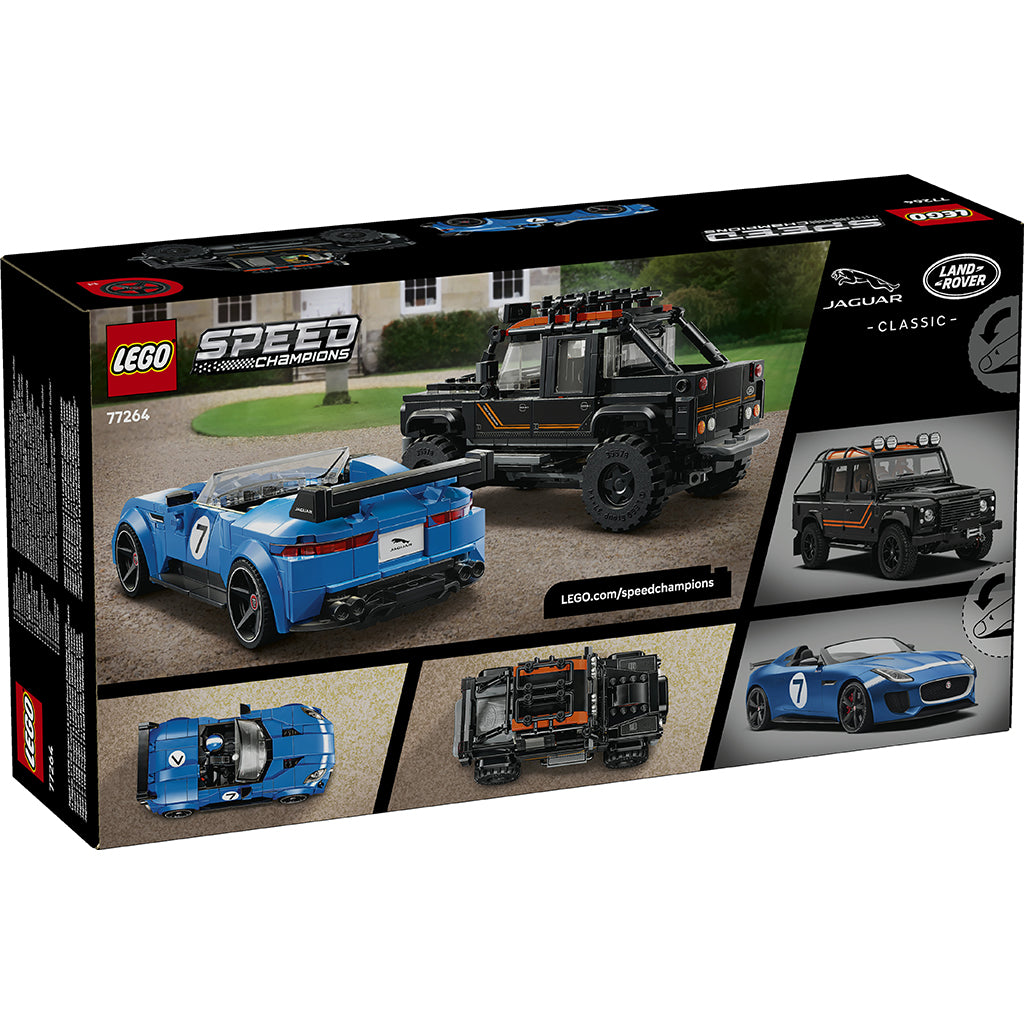 LEGO® Speed Champions Jaguar Project 7 og Land Rover Defender