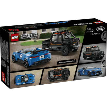 LEGO® Speed Champions Jaguar Project 7 og Land Rover Defender