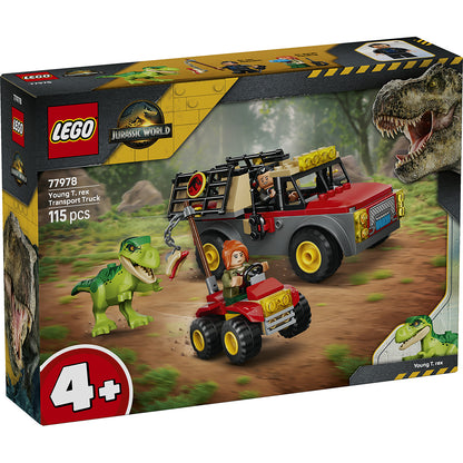 LEGO® Jurassic World Ung T. rex-transportvogn