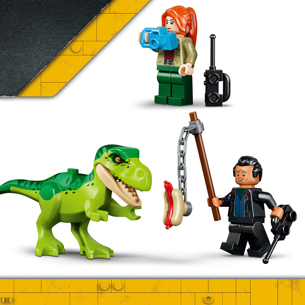 LEGO® Jurassic World Ung T. rex-transportvogn