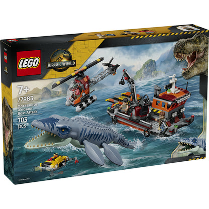 LEGO® Jurassic World Mosasaurus-dinosaurens bådangreb