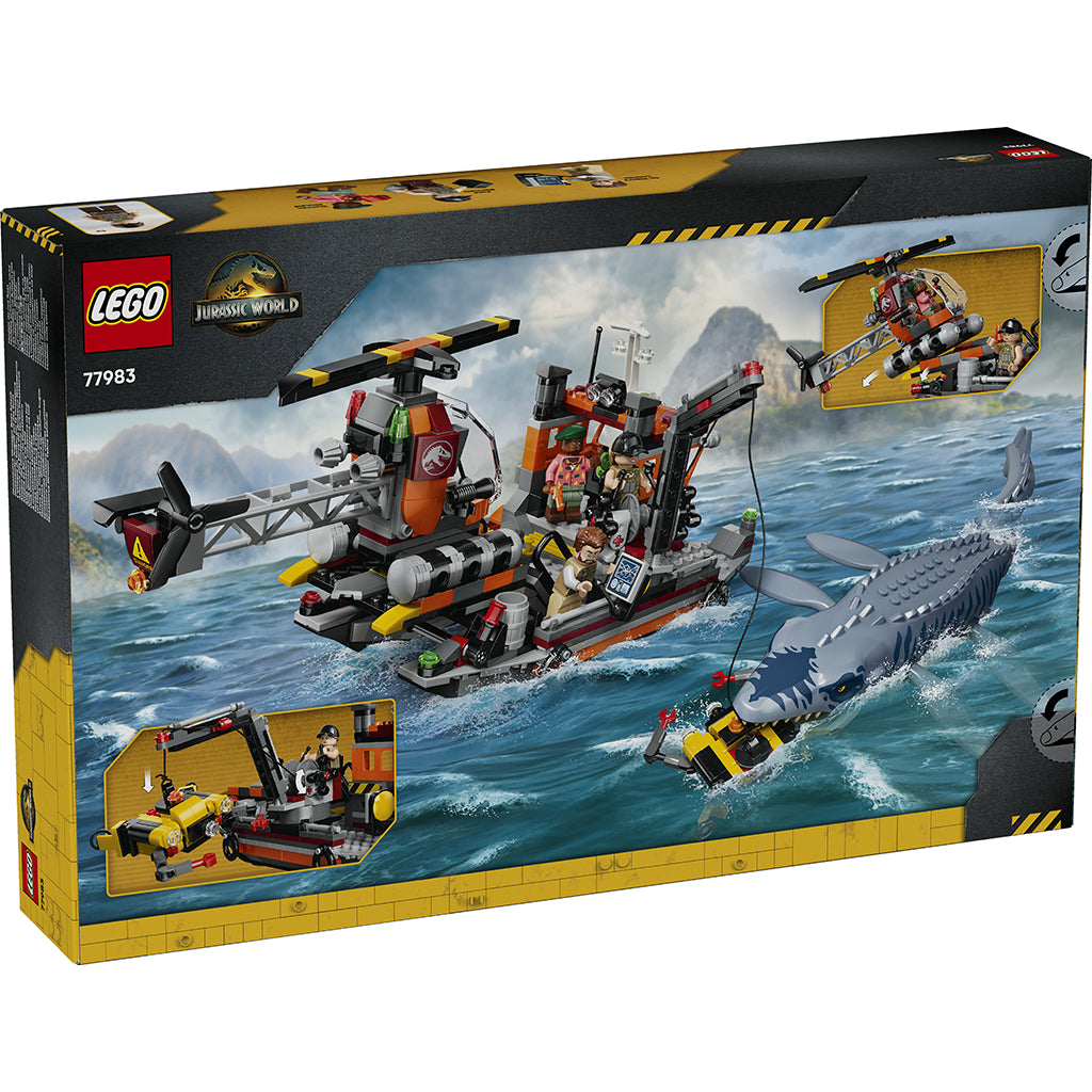 LEGO® Jurassic World Mosasaurus-dinosaurens bådangreb