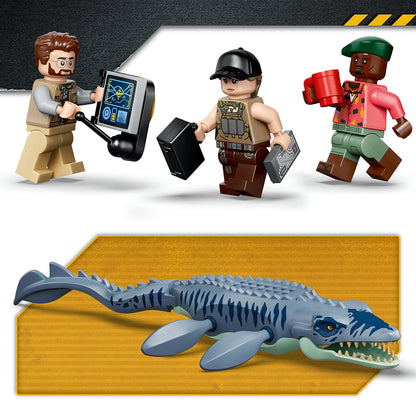 LEGO® Jurassic World Mosasaurus-dinosaurens bådangreb