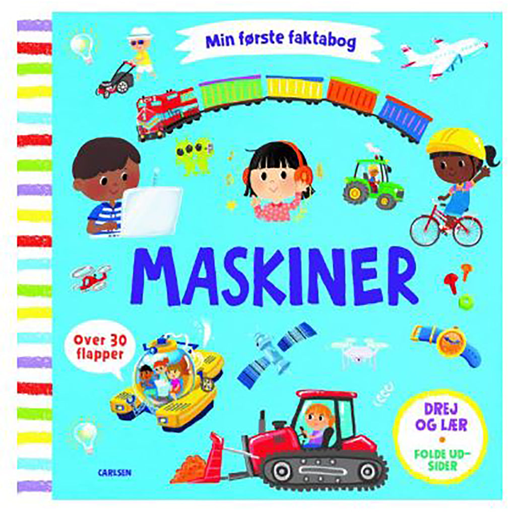 Forlaget Carlsen, flapbog - Min første faktabog: maskiner