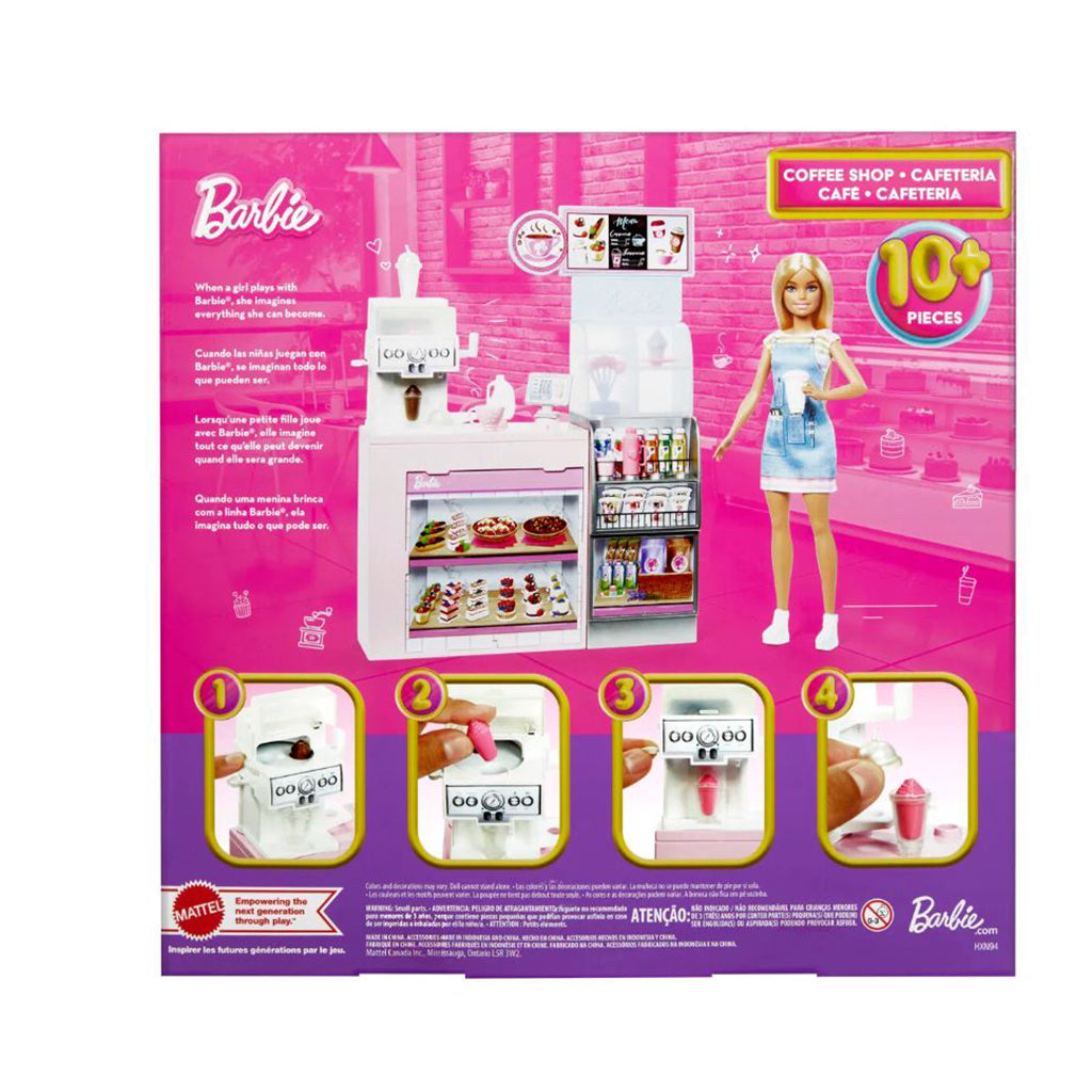 Barbie Career Coffee Shop, Barbie dukke m kaffebar