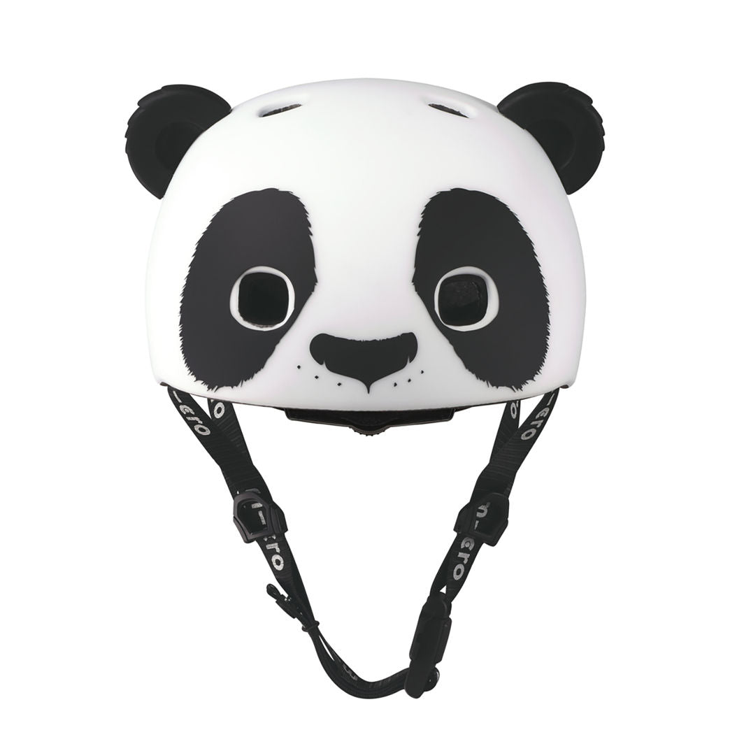 Micro Hjelm, 3D Panda - Str. XS (1-3 år)