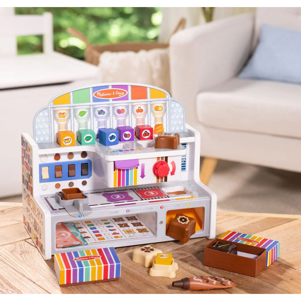Melissa &amp; Doug legemad i træ, Chokoladefabrik