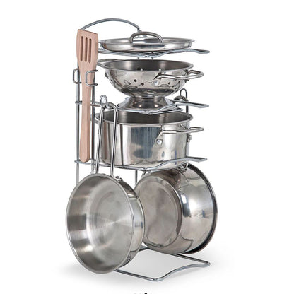 Melissa &amp; Doug gryder og pandesæt, 8 dele