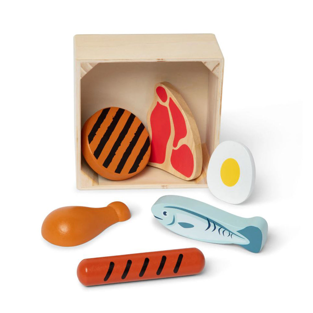 Melissa &amp; Doug Legemad i træ, Proteinfødevarer