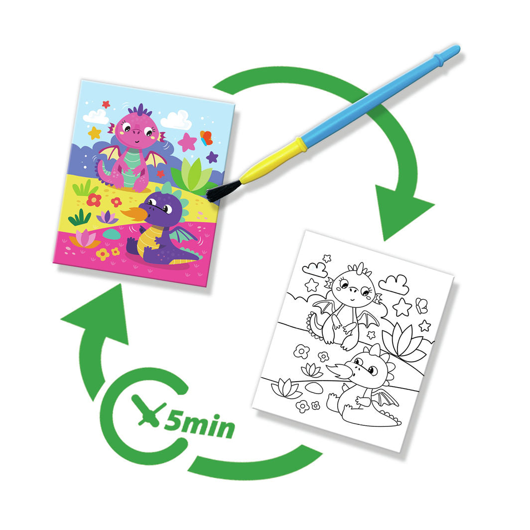 SES Creative, Farv med vand - Fantasi malebog